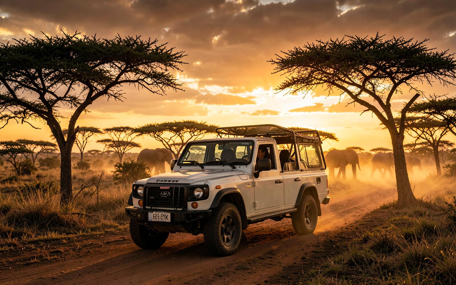 Kenyan safari landscape