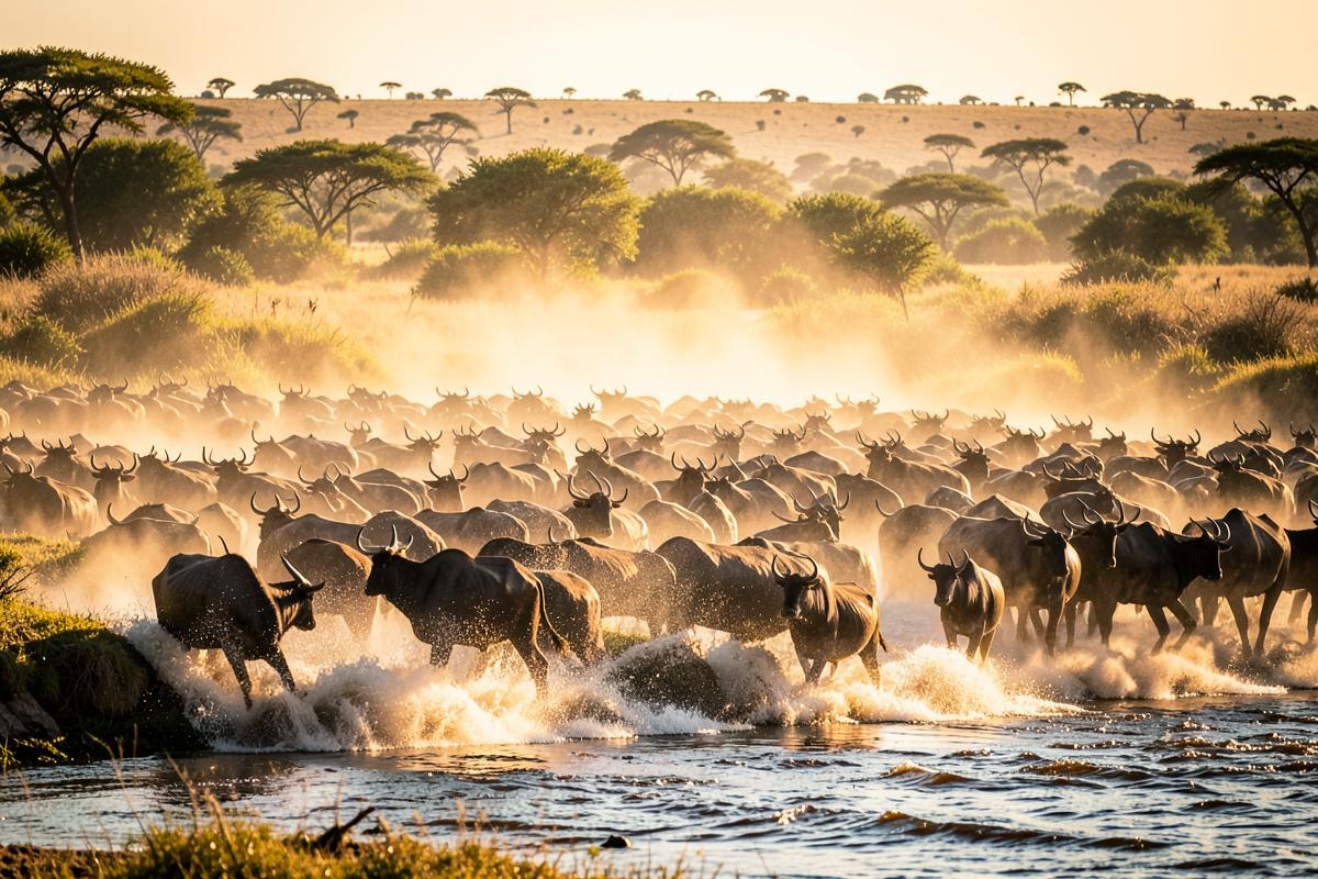 Maasai Mara Wildebeest Migration